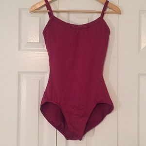Burgundy Capezio Leotard